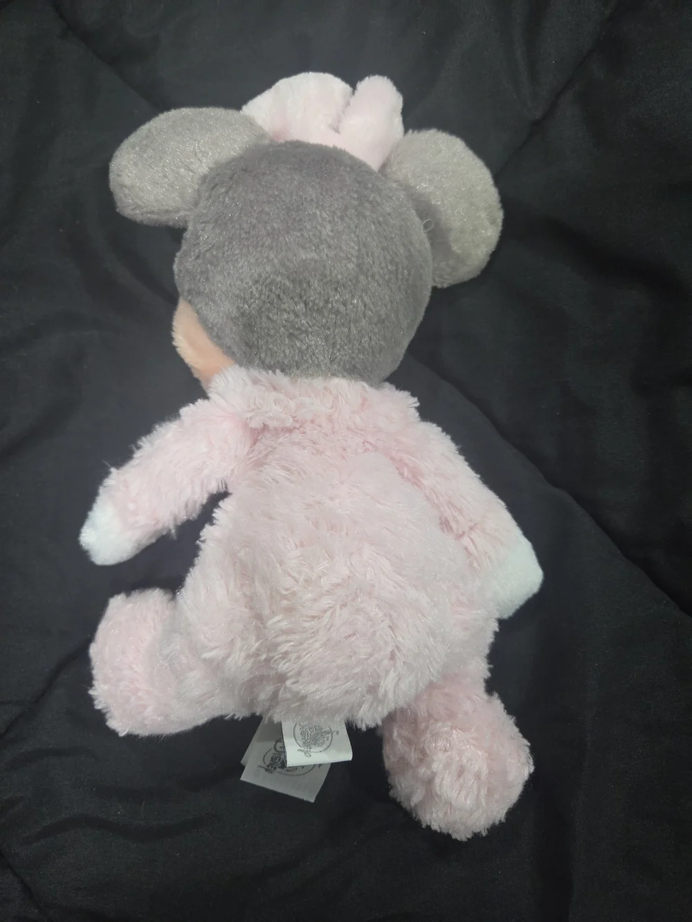 Disney Pink Minnie Mouse Plush with Gray Accents